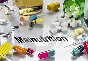 Malnutrition, Medicines As Concept Of Ordinary Treatment