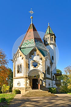 Malsch, Germany - Pilgrimage chapel `Wallfahrtskapelle Letzenberg`, also called chapel `Seven Sorrows of Mary