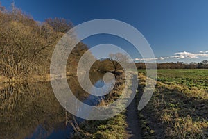 Malse river near Ceske Budejovice city