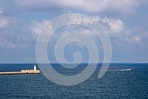 A lighthouse in Malta. photo