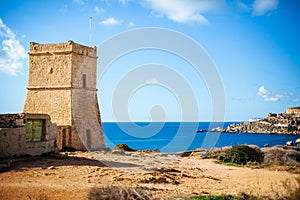 Malta Ghajn Tuffieha watchtower