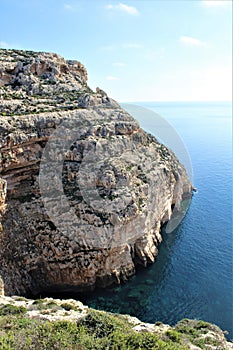 Malta - January 2023 - The neighbouring caves in the area of the Blue Grotto