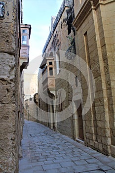 Malta - January 2023 - An old town of Mdina
