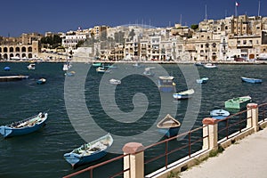 Malta - Kalkara inlet in Valletta Harbour