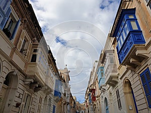 Malta la valeta Street colorful doors photo