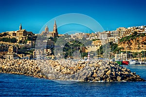 Malta: Mgarr, a harbour town in Gozo island