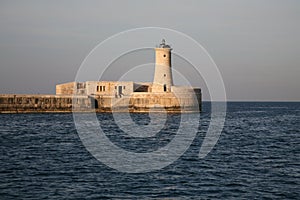 Malta Valleta harbour Mediterranean Sea