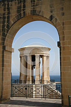 Malta Valleta Mediterranean Sea view