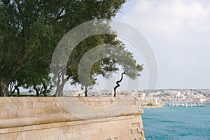 Malta Valletta. View of The Grand Harbour