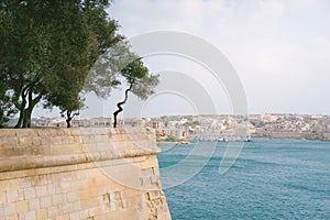 Malta  Valletta. View of The Grand Harbour