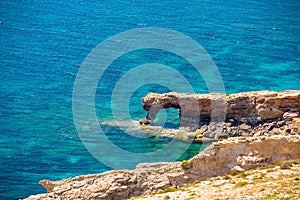 Malta window near Tal-Ä¦amrija Coastal Tower