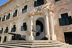 Malte, La Valette, Auberge de Castille. photo