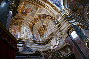 Maltese church interior