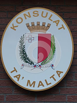 Maltese Consulate Sign (Malta)