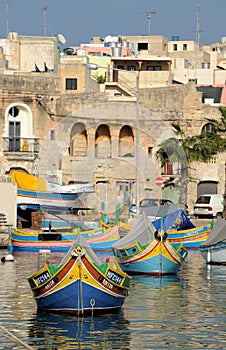 The maltese fishing village