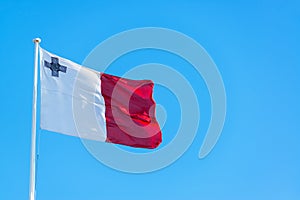 Maltese Flag and Blue Sky