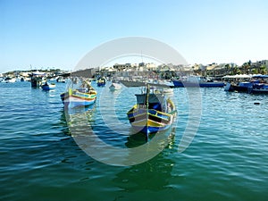 Maltese Luzzu fisherboat VIEW