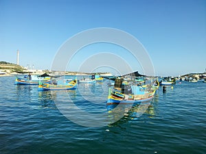 Maltese Luzzu fisherboat VIEW