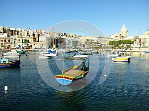 Maltese Luzzu fisherboat VIEW
