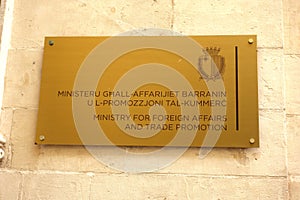 Maltese Ministry for Foreign Affairs and Trade Promotion