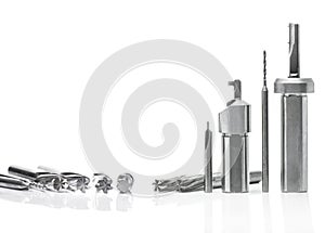 malti special tools. center drill, grooving bite, reamer endmill. material carbide and steel