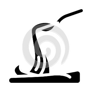 maltodextrin molasses glyph icon vector illustration black