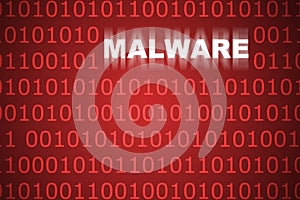 Malware Abstract Background