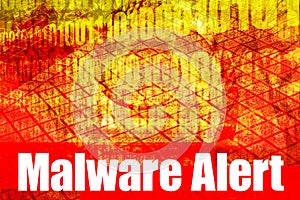 Malware Alert System Message