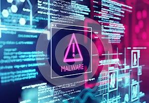 Malware Detected Warning Screen