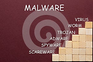 Malware Diagram Concept