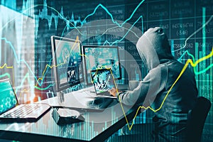 Malware and finance concept