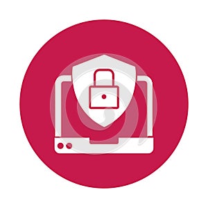 Malware Isolated Vector icon which can easily modify or edit