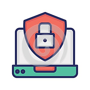 Malware Isolated Vector icon which can easily modify or edit