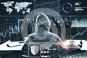 Malware and trade concept