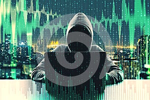 Malware and trade concept