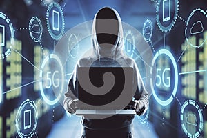 Malware and web speed concept