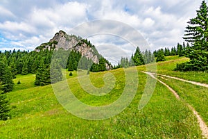 Malý Rozsutec v národnom parku Malá Fatra na Slovensku. Turistická destinácia pre outdoorové aktivity, turistiku, trekking.