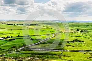 Mam Tor hill near Castleton and Edale in the Peak District Natio