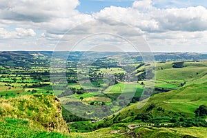 Mam Tor hill near Castleton and Edale in the Peak District Natio