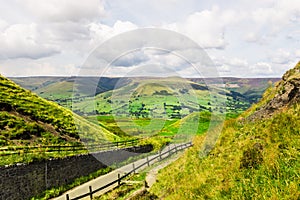 Mam Tor hill near Castleton and Edale in the Peak District National Park