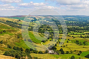 Mam Tor hill near Castleton and Edale in the Peak District Park