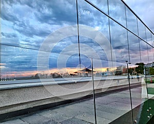 Mamaia beach reflections