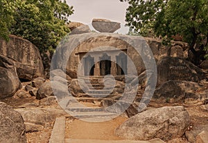 Mamallapuram, with its striking bas-reliefs and stone temples, is an open-air museum. India