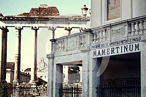 Mamertine Prison in Rome, Italy