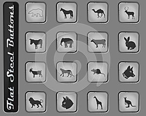 mammals icon set