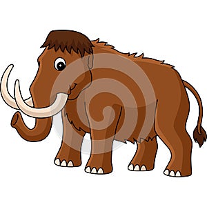 Mammoth Animal Cartoon Colored Clipart