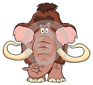 Mammoth Cartoon Character