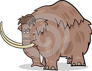 Mammoth cartoon illustration