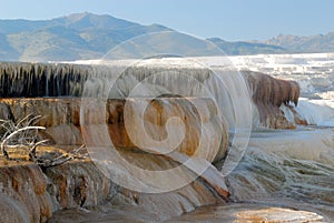 Mammoth hot spring