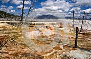 Mammoth Hot Spring, Yellowstone National Park, Wyoming